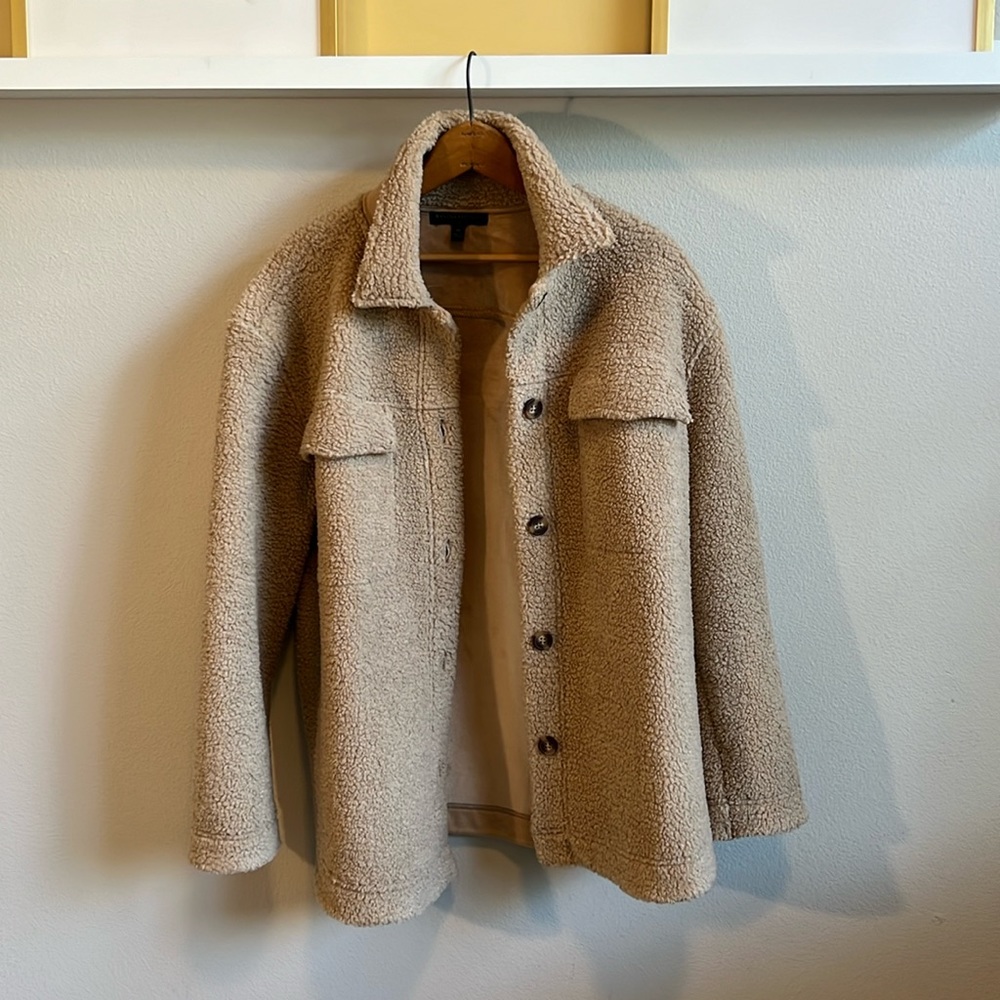 Banana Republic Sherpa Shacket